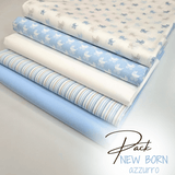 PACK NEW BORN AZZURRO - 5 pezzi 98 x 140 cm