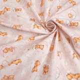 Tissu Coton Digital H 150 cm - SWEET ELEPHANTS/BEIGE