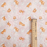 Tissu Coton Digital H 150 cm - SWEET ELEPHANTS/BEIGE