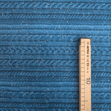 Cotone Americano H 110 cm - EFFETTO MAGLIA BLU