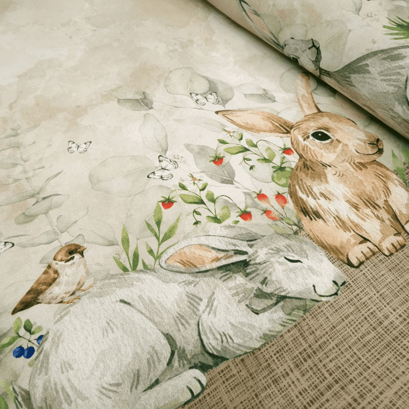 Tissu avec abaissement H 160 cm - BUNNIES/TOVE