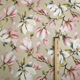 Baumwolle Panama Digital Fund H 160 cm - MAGNOLIA/SAND