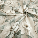 Tissu sans repassage MAGNOLIE BEIGE BASE - H 160 cm