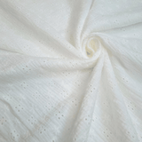 Mousseline de coton double gaze H 140 cm - SANGALLO LATTE