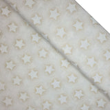 Coton de Noël - POINTS ÉTOILES SUR FOND VERT - coupe minimum ou multiples de 25 x 140 cm