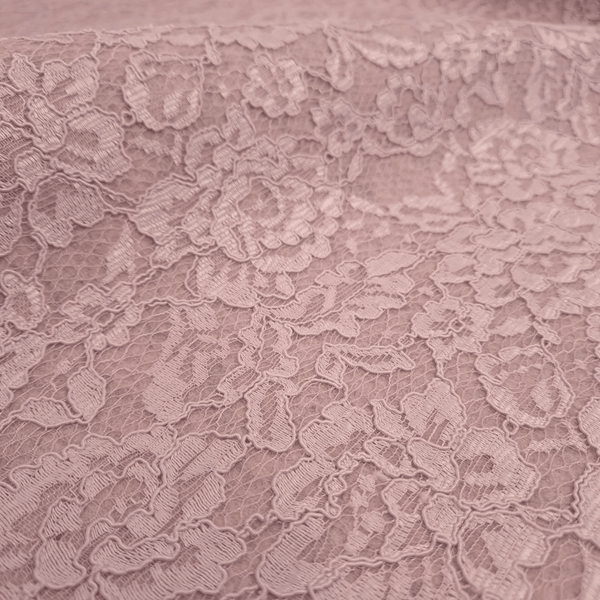 Feutre de Laine ROSE ANTIQUE avec DENTELLE LUREX - coupe minimum ou multiples de 25 x 135 cm