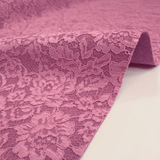 Wollfilz mit Spitze – ROSA – Mindestzuschnitt oder Vielfaches von 25 x 135 cm