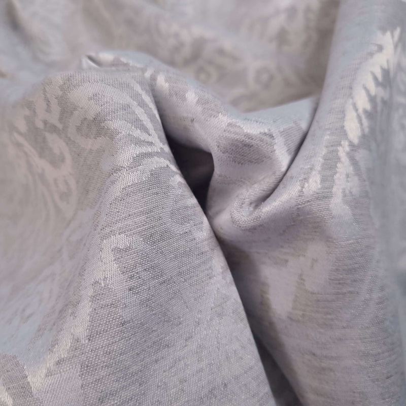 Tissu d'ameublement Jacquard H 280 cm - Damas gris clair