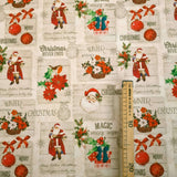 Tissu infroissable H 160 cm - MAGIC CHRISTMAS