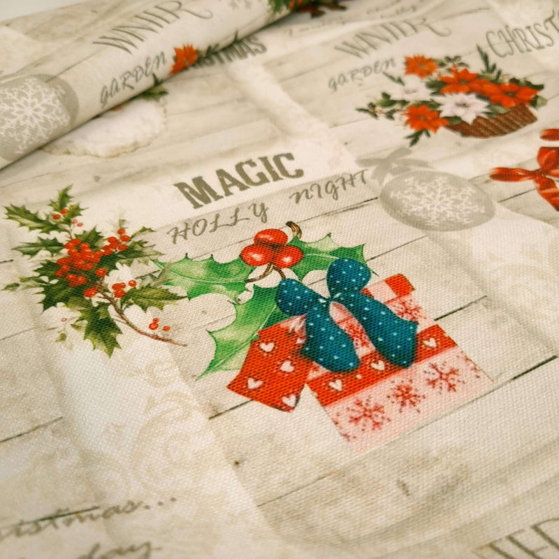 Tessuto no stiro H 160 cm - MAGIC CHRISTMAS