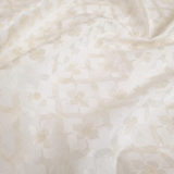 Jacquard-Möbelstoff H 280 cm – SALBEIGRÜNE BLÄTTER