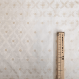 Jacquard-Möbelstoff H 280 cm – SALBEIGRÜNE BLÄTTER