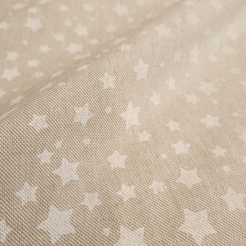 Cotone Fondo Grezzo H 280 cm - STELLINE BIANCHE