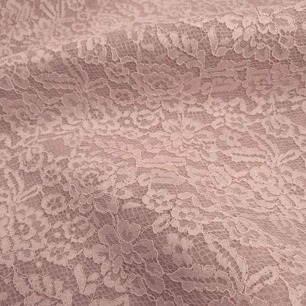 Feutre de Laine ROSE ANTIQUE avec DENTELLE LUREX - coupe minimum ou multiples de 25 x 135 cm