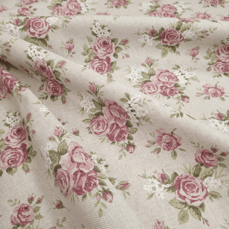 Cotone Fondo Grezzo H 280 cm - ROSE ROSA ANTICO