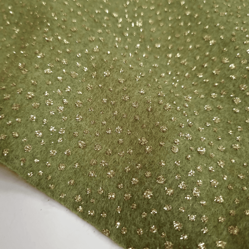 Pannolenci H 155 cm - MUSCHIO CRISTALLI GLITTER ORO