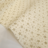 Pannolenci H 155 cm - PANNA FIORELLINI GLITTER ORO