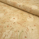 Cotone Americano H 110 cm - FANTASIE CON ALI/BEIGE