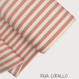 Collezione "Riga, quadretto e unito" H 180 cm - CORALLO