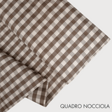 Collezione "Riga, quadretto e unito" H 180 cm - NOCCIOLA