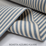 Collezione "Riga, quadretto e unito" H 180 cm - AZZURRO POLVERE