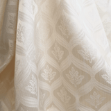 Jacquard-Möbelstoff H 280 cm – SALBEIGRÜNE BLÄTTER