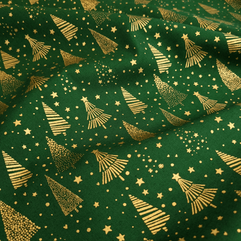 Cotone Natale H 140 cm - ALBERELLI DI NATALE/VERDE