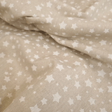 Cotone Fondo Grezzo H 280 cm - STELLINE BIANCHE