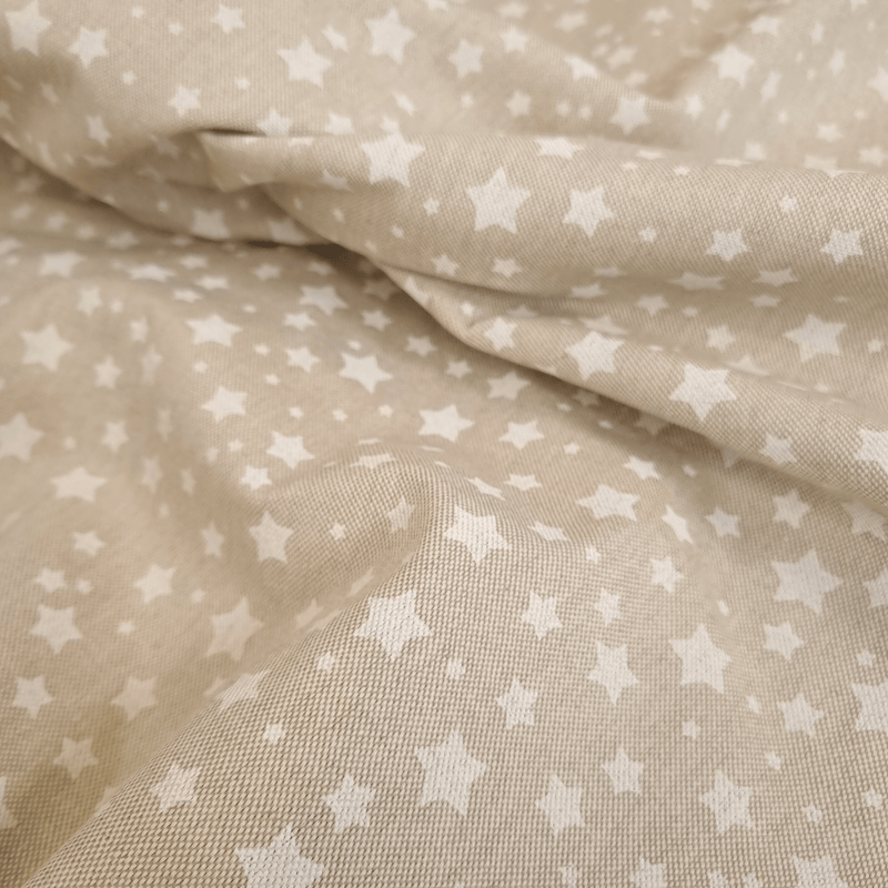 Cotone Fondo Grezzo H 280 cm - STELLINE BIANCHE