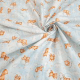 Tissu Coton Digital H 150 cm - SWEET ELEPHANTS/BEIGE