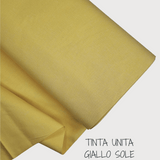 Collezione "Riga, quadretto e unito" H 180 cm - GIALLO SOLE