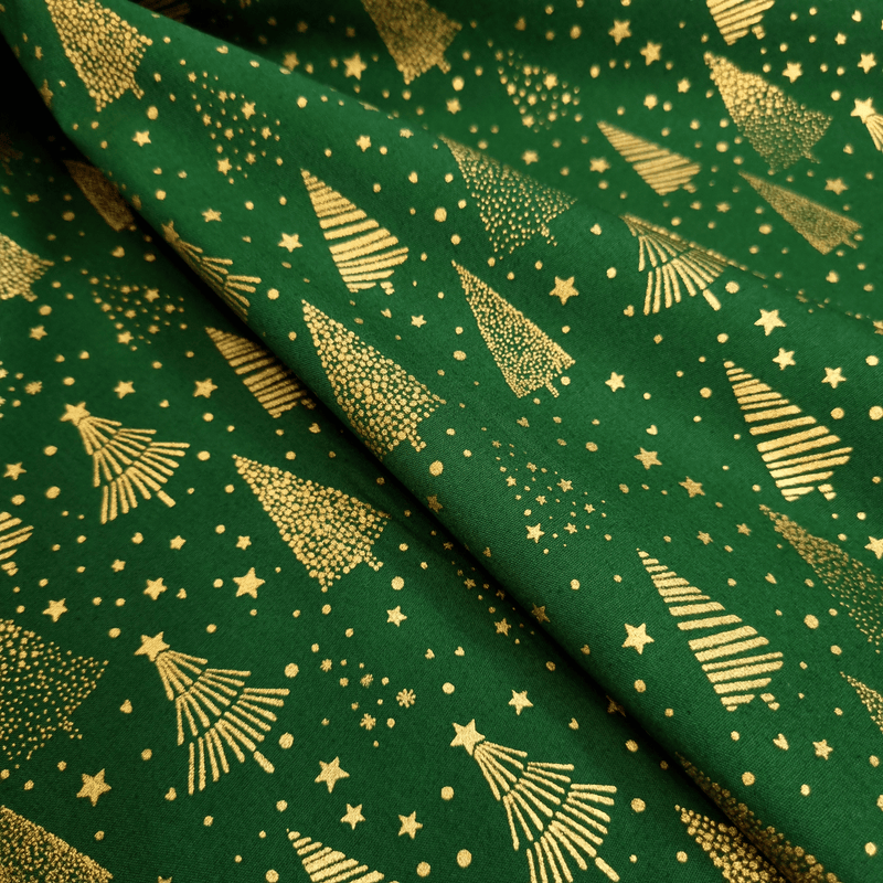 Cotone Natale H 140 cm - ALBERELLI DI NATALE/VERDE