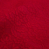 Wollfilz mit Spitze – ROT – Mindestmaß oder Vielfaches von 25 x 135 cm