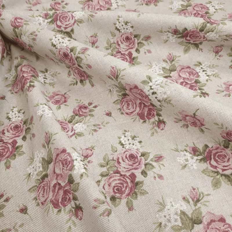 Cotone Fondo Grezzo H 280 cm - ROSE ROSA ANTICO