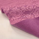 Wollfilz mit Spitze – ROSA – Mindestzuschnitt oder Vielfaches von 25 x 135 cm