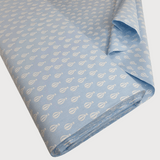 Cotone Percallino "Collezione Baby Carioca" H 290 cm - AZZURRO