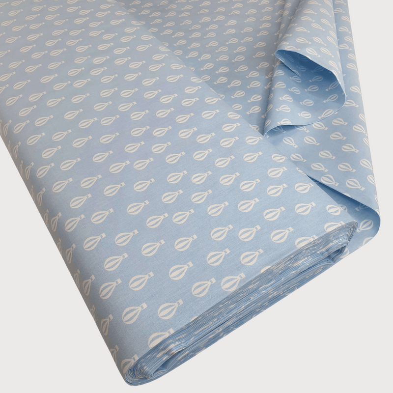 Percallino Coton "Collection Baby Carioca" H 290 cm - BLEU CLAIR