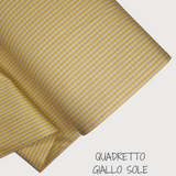 Collezione "Riga, quadretto e unito" H 180 cm - GIALLO SOLE