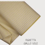 Collezione "Riga, quadretto e unito" H 180 cm - GIALLO SOLE