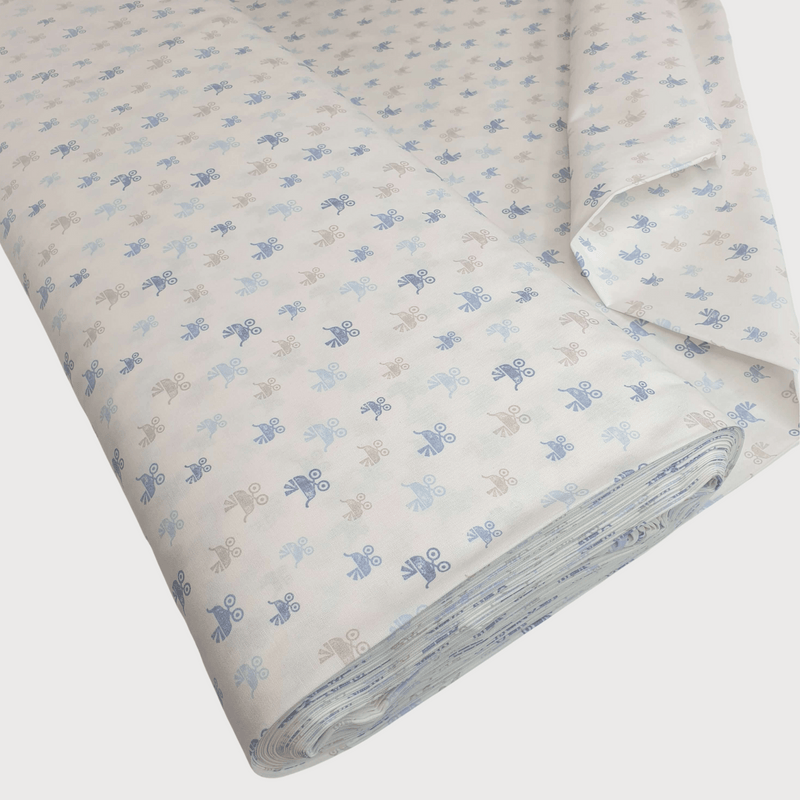 Cotone Percallino "Collezione Baby Carioca" H 290 cm - AZZURRO