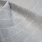 Cotone Americano H 110 cm - RIGHE GRIGIO