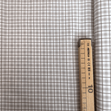 Cotone Americano H 110 cm - QUADRETTI GRIGI