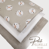 MINI PACK PECORELLE BEIGE - 3 pezzi