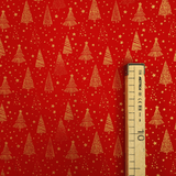 Cotone Natale H 140 cm - ALBERELLI DI NATALE/ROSSO