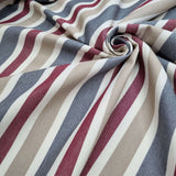 M. Cotone Fondo Grezzo H 280 cm - BORDEAUX/GRIGIO/BEIGE