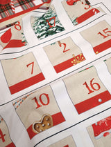 Calendario dell'Avvento - MERRY CHRISTMAS/SCOZZESE ROSSO