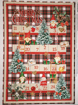 Calendario dell'Avvento - MERRY CHRISTMAS/SCOZZESE ROSSO