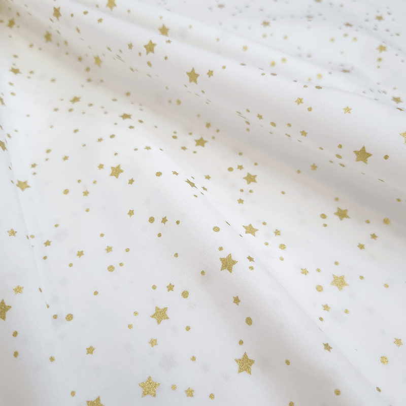 Cotone Natale H 140 cm - CIELO STELLATO/BIANCO LATTE