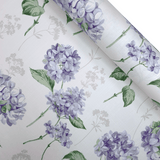 Cotone Fondo Panama H 160 cm - ORTENSIE VIOLA