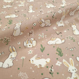 Tissu coton H 150 cm - LAPIN/TOVE